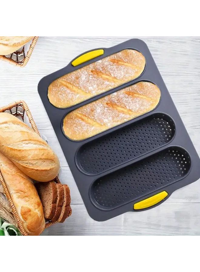 عربست 1 قطعة صينية خبز فرنسي غير لاصقة مع غطاء توزيع حراري متساوي وسهلة التنظيف - Image 3